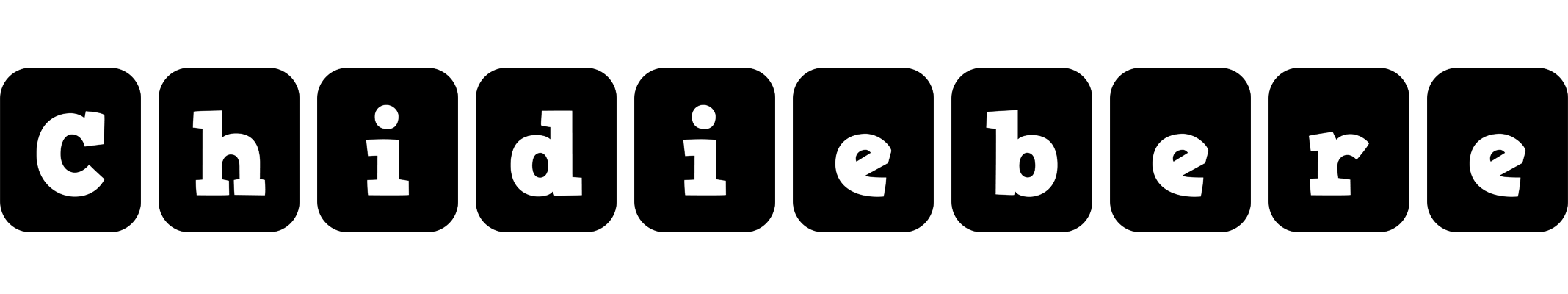 Chidiebere box logo