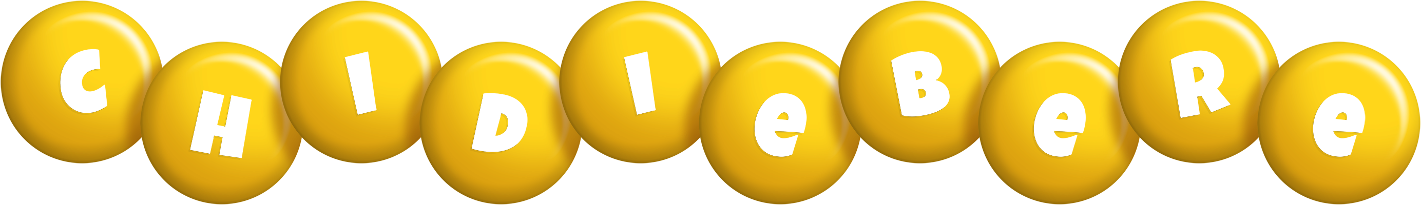 Chidiebere candy-yellow logo