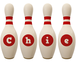 Chie bowling-pin logo