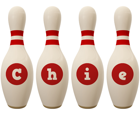Chie bowling-pin logo