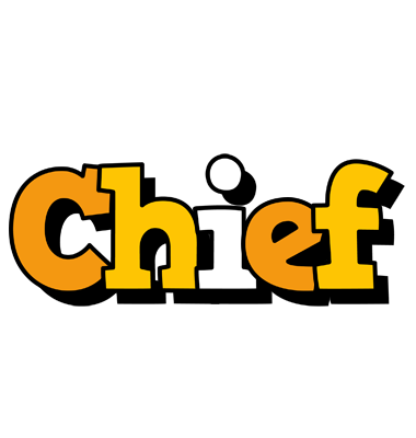 Chief cartoon logo