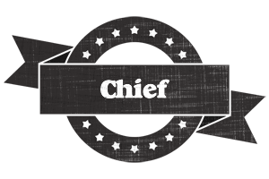 Chief grunge logo