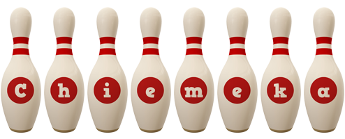 Chiemeka bowling-pin logo