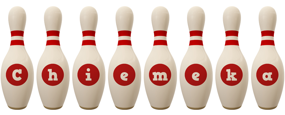 Chiemeka bowling-pin logo