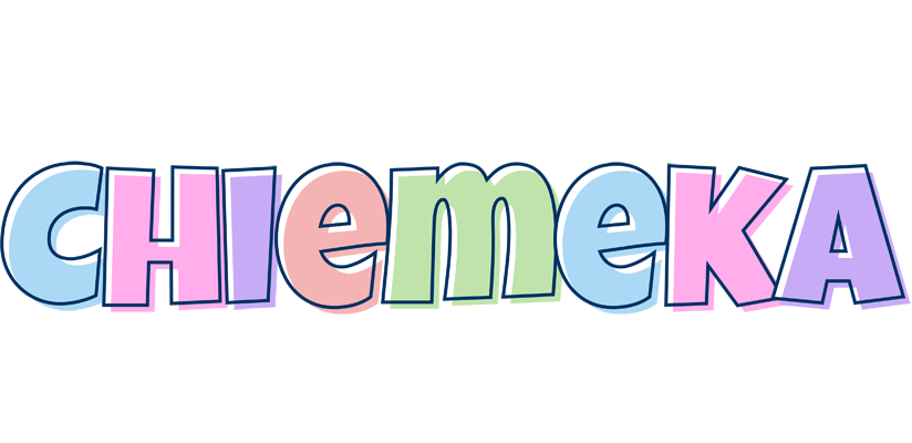Chiemeka pastel logo