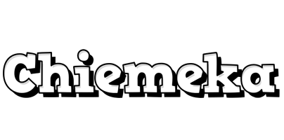 Chiemeka snowing logo