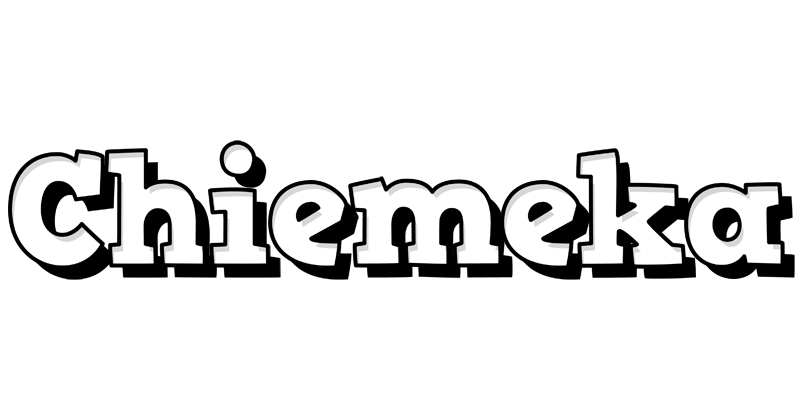 Chiemeka snowing logo