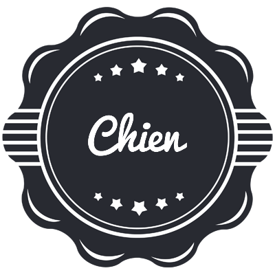 Chien badge logo