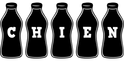 Chien bottle logo