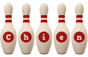 Chien bowling-pin logo