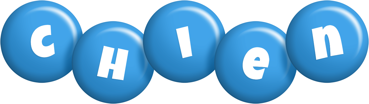 Chien candy-blue logo