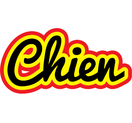 Chien flaming logo