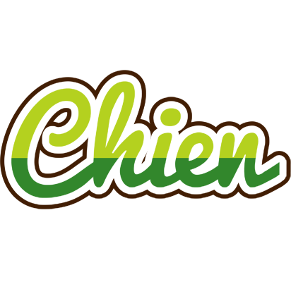 Chien golfing logo