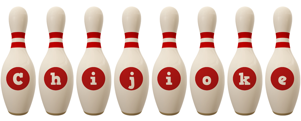 Chijioke bowling-pin logo