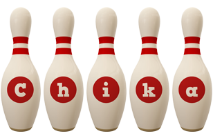 Chika bowling-pin logo