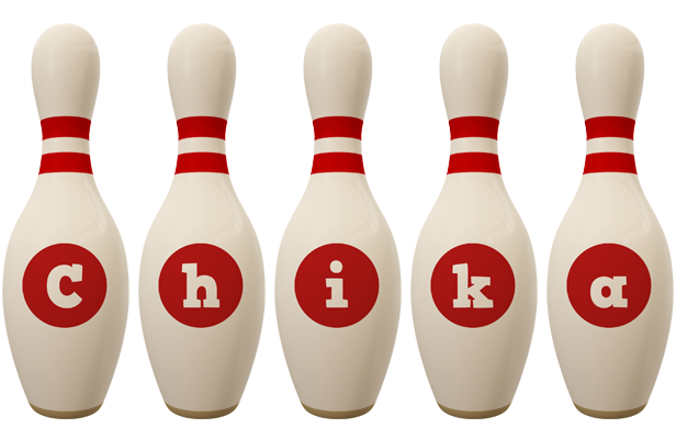 Chika bowling-pin logo