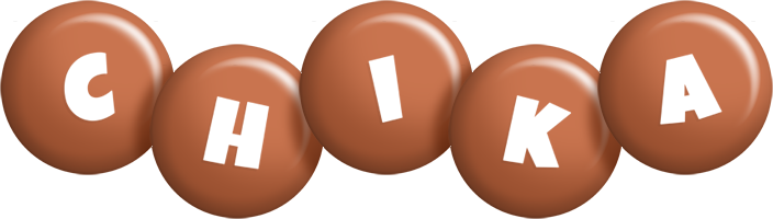 Chika candy-brown logo