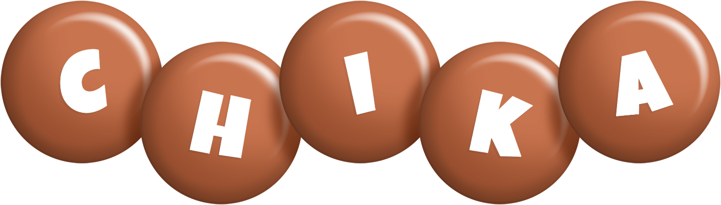 Chika candy-brown logo