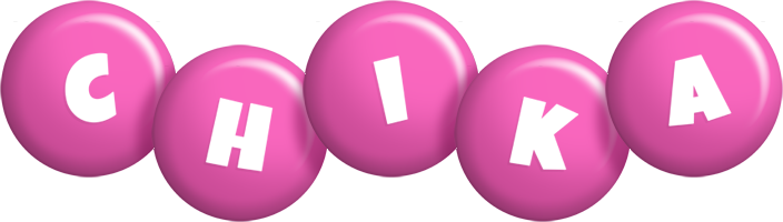 Chika candy-pink logo