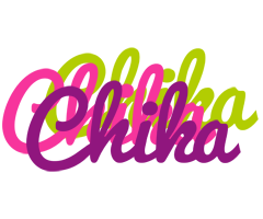 Chika flowers logo