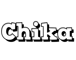 Chika snowing logo
