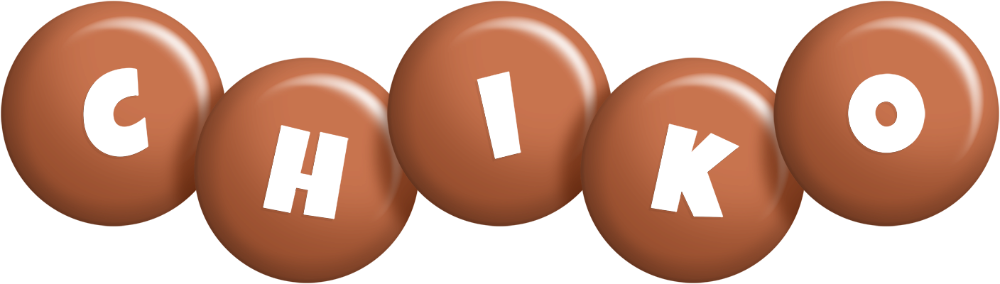 Chiko candy-brown logo