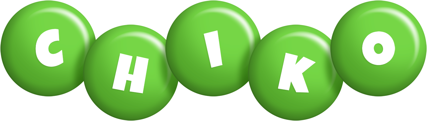 Chiko candy-green logo