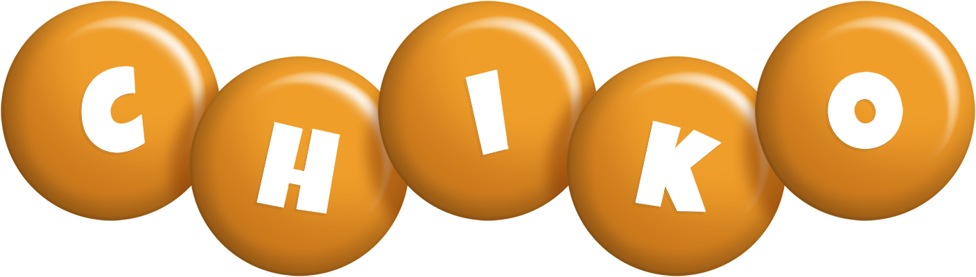 Chiko candy-orange logo