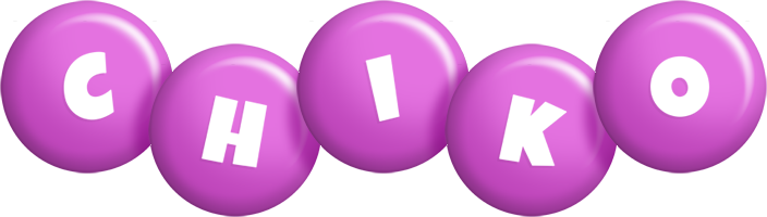 Chiko candy-purple logo