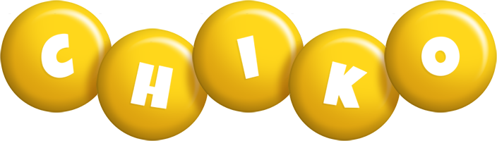 Chiko candy-yellow logo