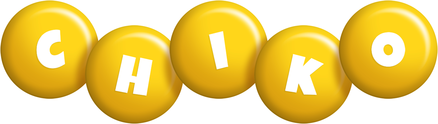 Chiko candy-yellow logo