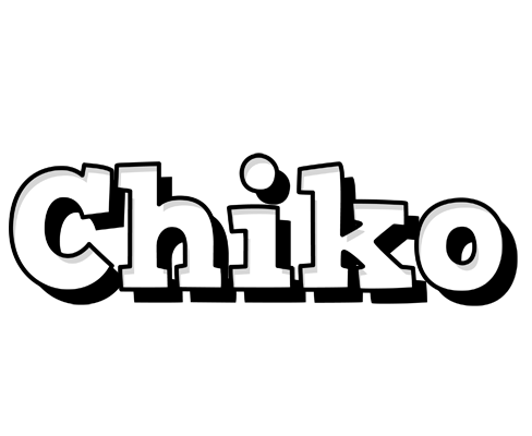 Chiko snowing logo