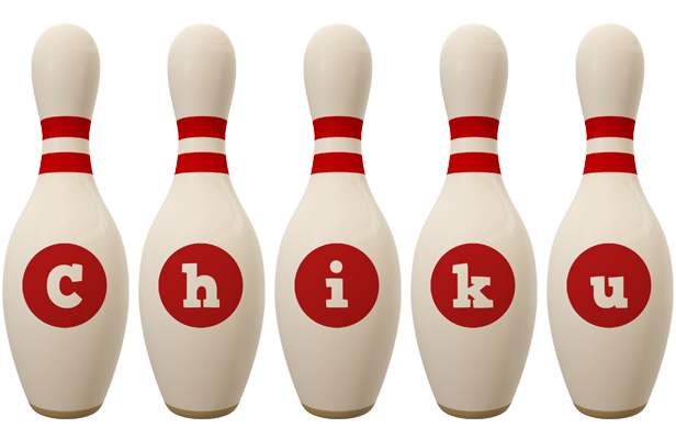 Chiku bowling-pin logo