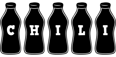 Chili bottle logo