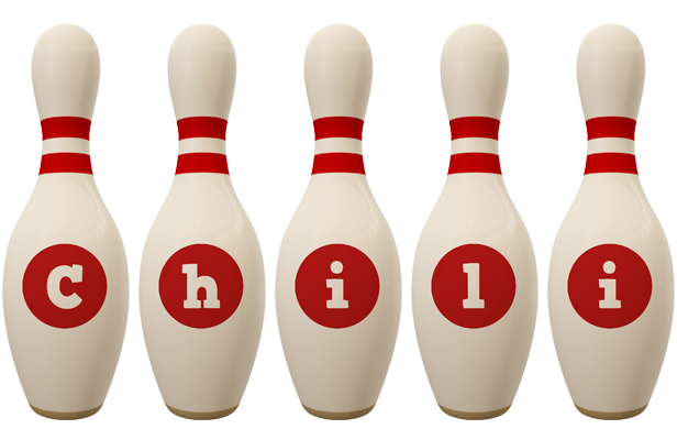 Chili bowling-pin logo