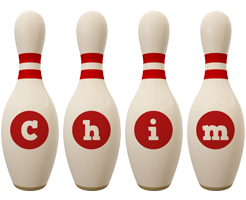 Chim bowling-pin logo