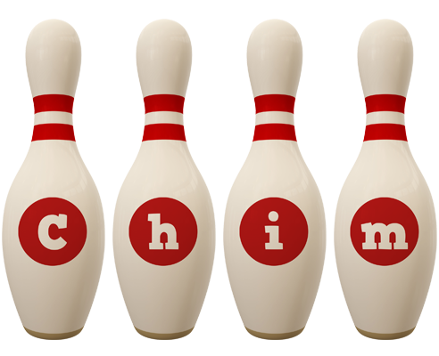 Chim bowling-pin logo