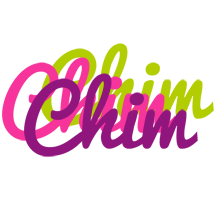 Chim flowers logo