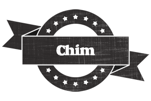 Chim grunge logo