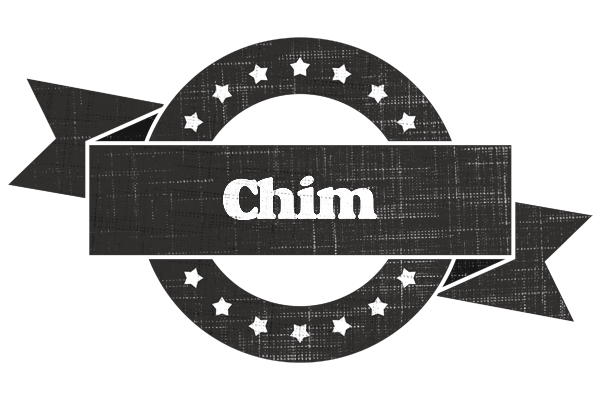 Chim grunge logo