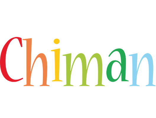 Chiman birthday logo