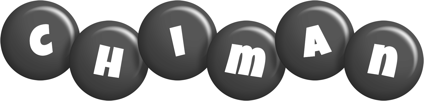 Chiman candy-black logo