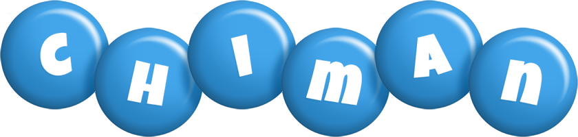Chiman candy-blue logo
