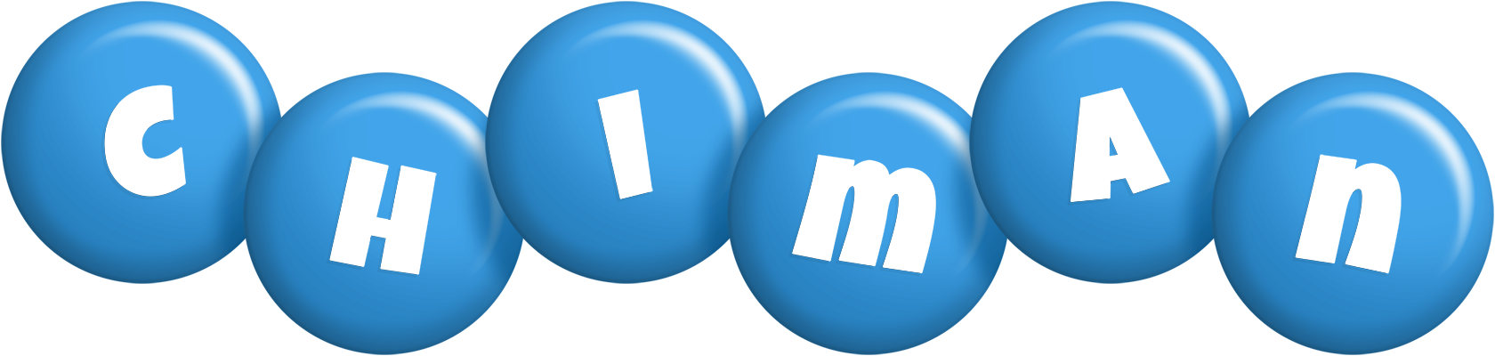 Chiman candy-blue logo