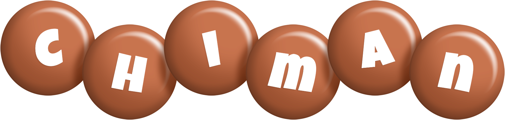 Chiman candy-brown logo