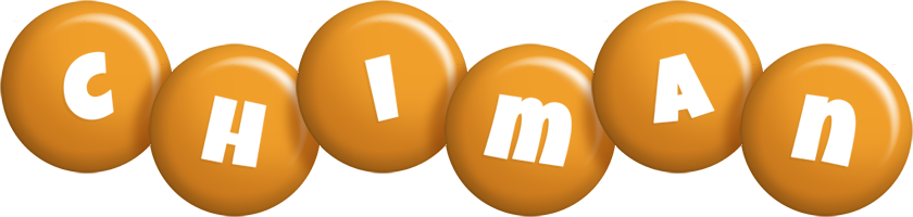 Chiman candy-orange logo