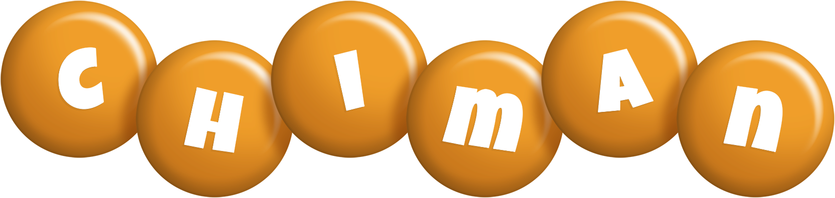 Chiman candy-orange logo