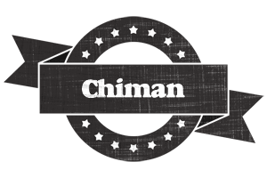 Chiman grunge logo