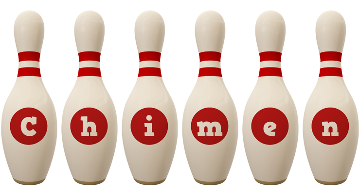 Chimen bowling-pin logo
