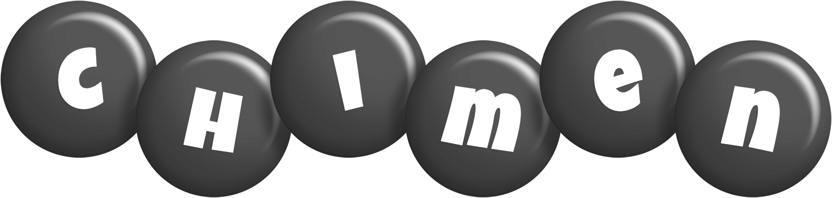 Chimen candy-black logo
